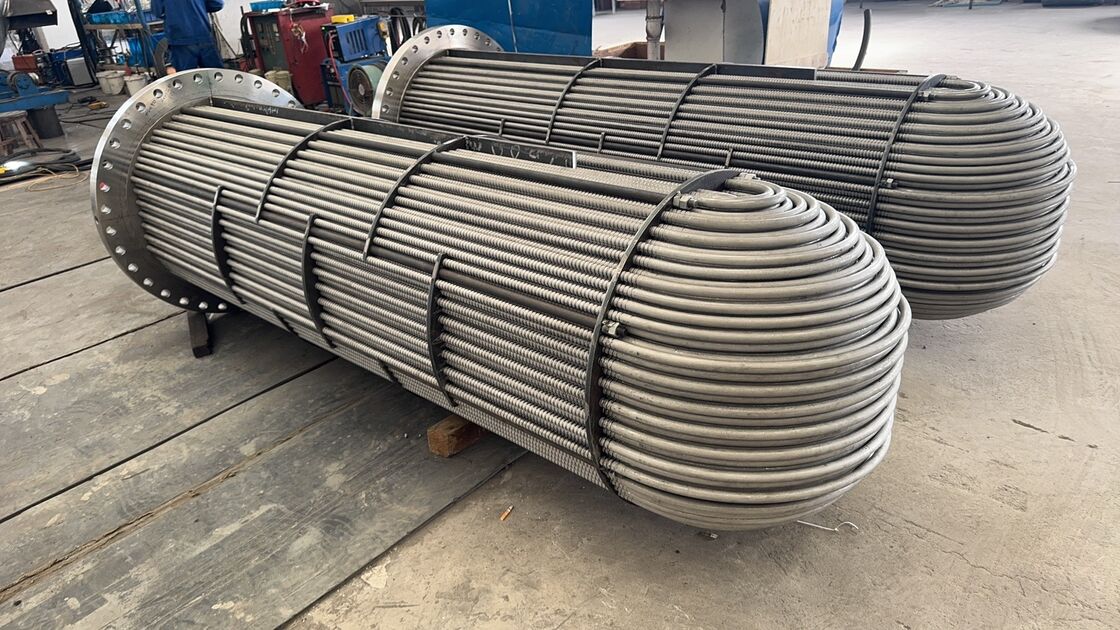 Single Multi Pass ASME U Tube Heat Exchanger Carbon Steel Custom