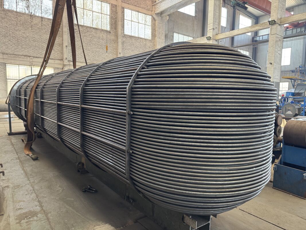 U Tube Bundle Heat Exchanger Steel Type Food Beverage Pharmacy