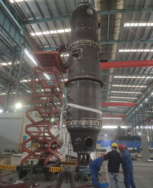 ASME U Stamp Vertical Thin Film Evaporator Nickel Based Alloy Copper Alloy
