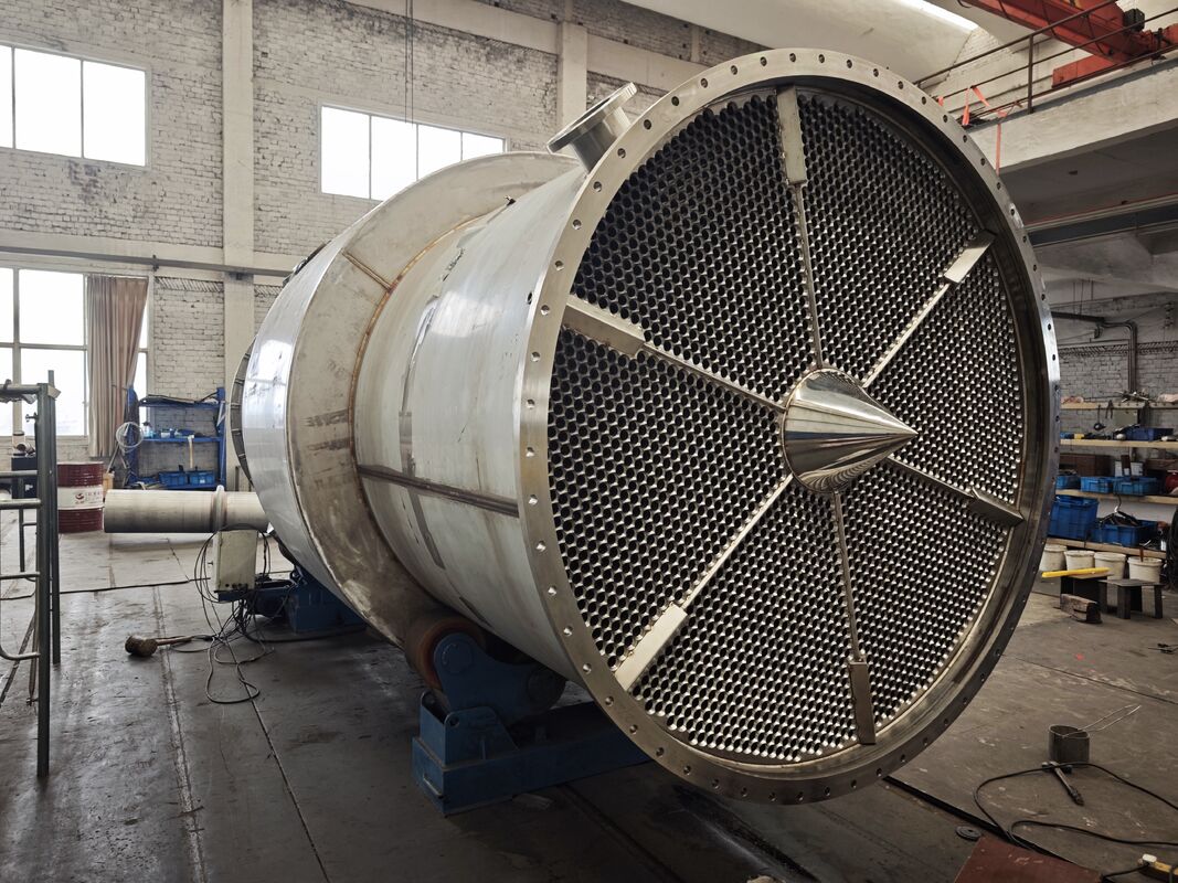 Titanium Shell And Tube Type Heat Exchanger For Highly Corrosive Industrial Applications