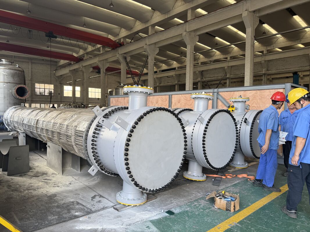 Duplex Stainless Steel Shell Tube Heat Exchanger ASME U Stamp Single Pass Multi Pass