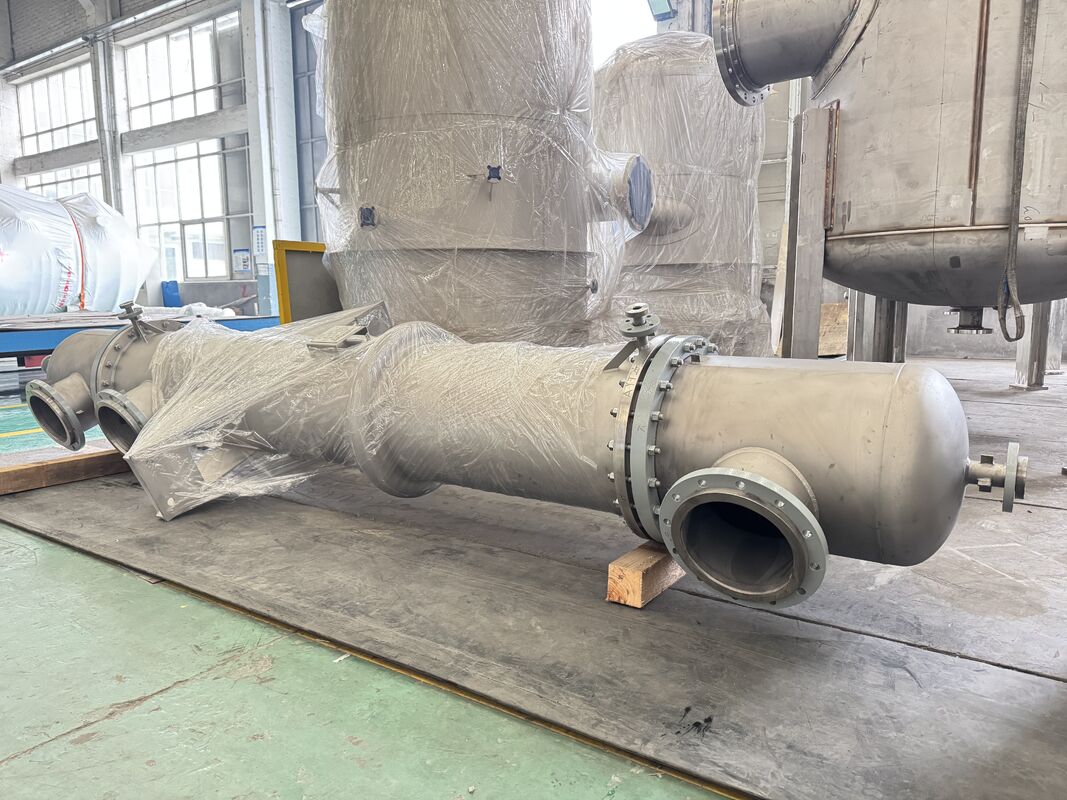 Custom Shell Tube Heat Exchanger Stainless Steel 304 316L Titanium Alloy