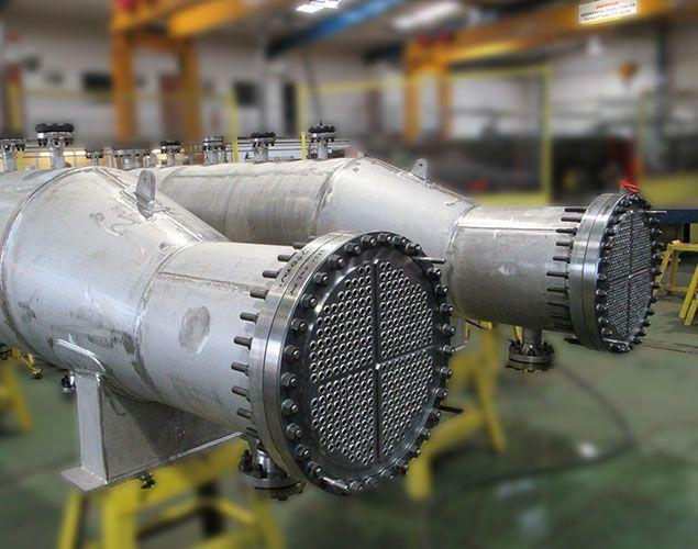 ASME Certified Industrial Stainless Steel Shell And Tube Heat Exchanger For EPC Projects