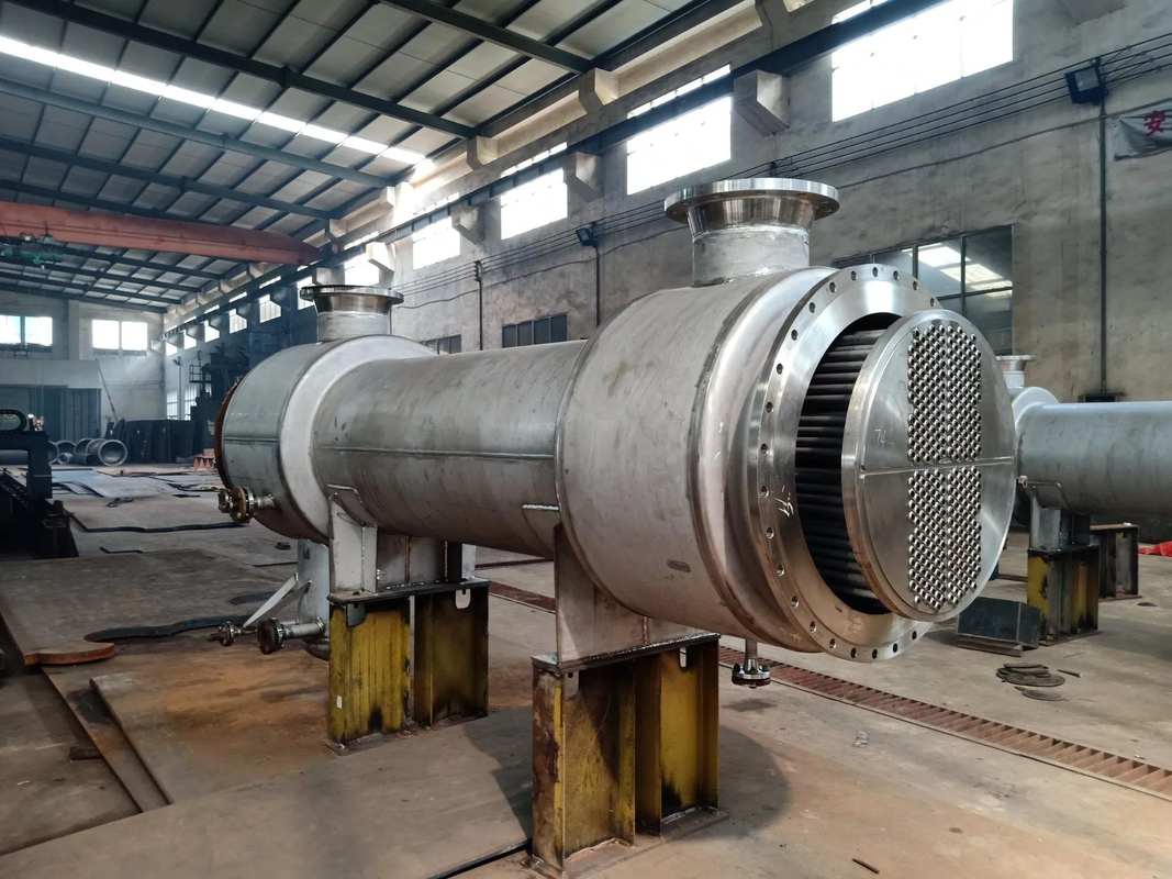 Steel Type ASME Certified Industrial Shell And Tube Heat Exchanger