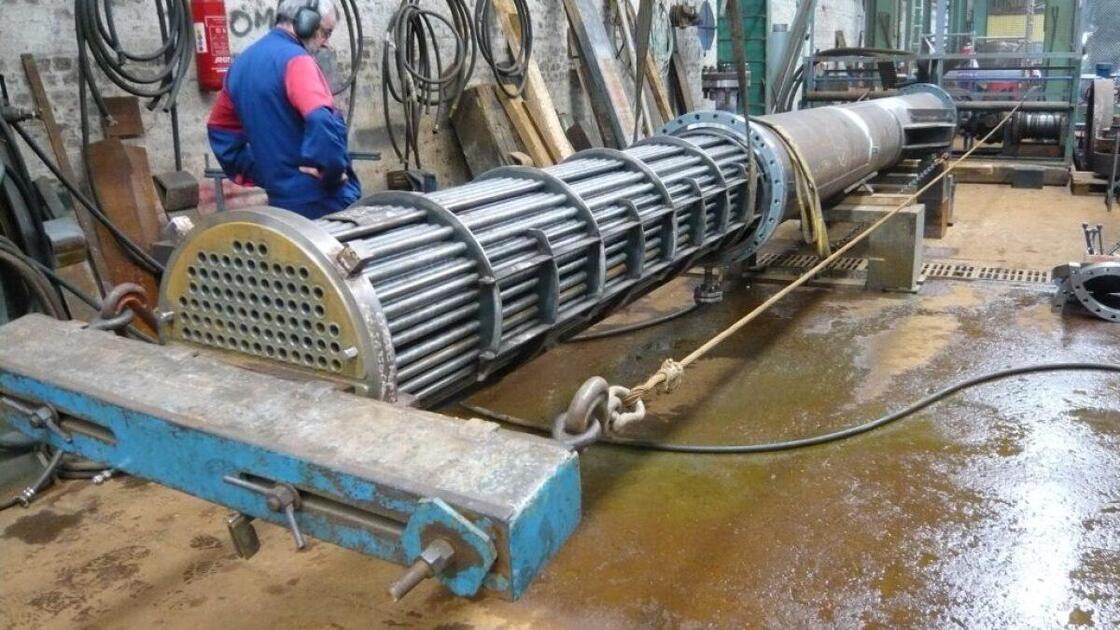 ASME High Performance Tube And Tube Heat Exchanger For Industrial Thermal Systems