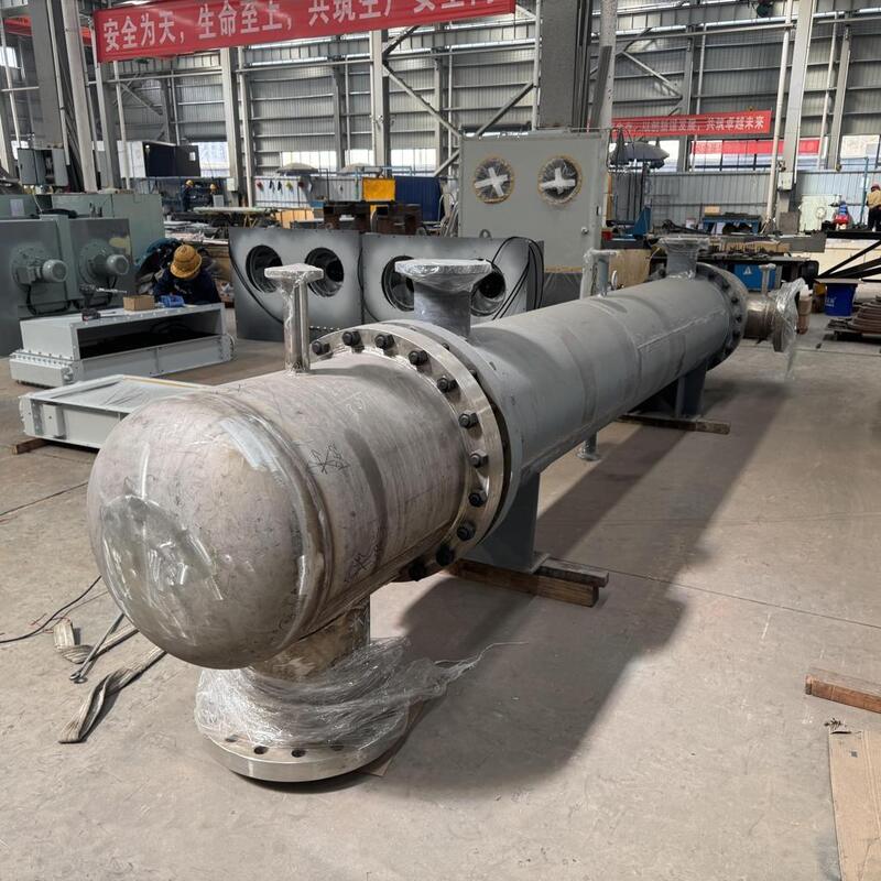 ASME High Performance Tube And Tube Heat Exchanger For Industrial Thermal Systems