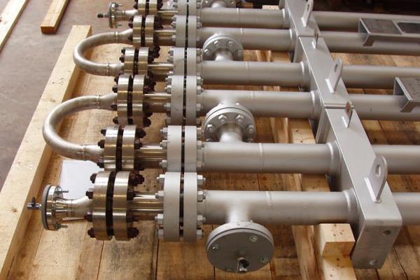 Shell And Tube Hair Pin Type Heat Exchanger Titanium Nickel Based Alloy Copper Alloy
