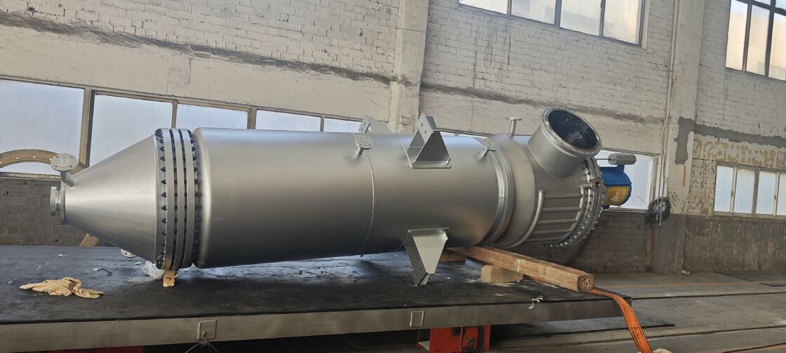 5-5500kg/H ASME Vertical Thin Film Evaporator For Solvent Concentration