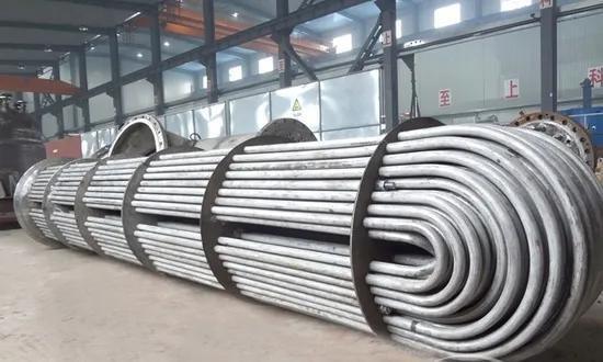 محول حرارة أنبوب U Shell Tube لتطبيقات درجة حرارة عالية
